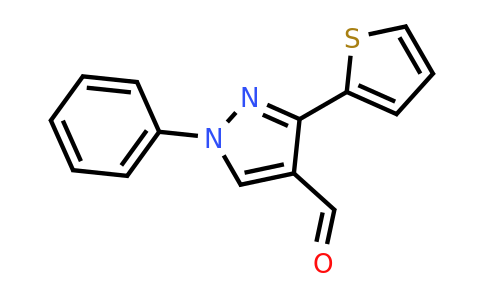 1-Phenyl-3-(thiophen-2-yl)-1H-pyrazole-4-carbaldehyde