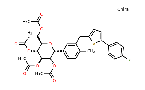 2110533-80-5 | (2R,3R,4R,5S,6R)-2-(acetoxymethyl)-6-(3-((5-(4-fluorophenyl)thiophen-2-yl)methyl)-4-methylphenyl)tetrahydro-2H-pyran-3,4,5-triyl triacetate