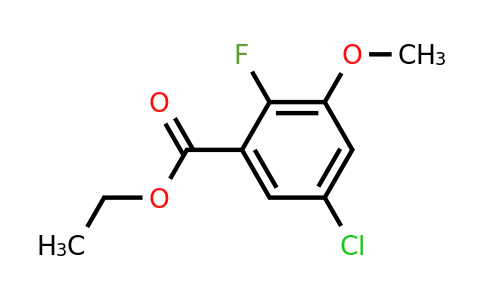 2113540-37-5 | Ethyl 5-chloro-2-fluoro-3-methoxybenzoate