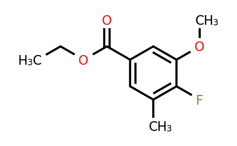 2114761-87-2 | Ethyl 4-fluoro-3-methoxy-5-methylbenzoate