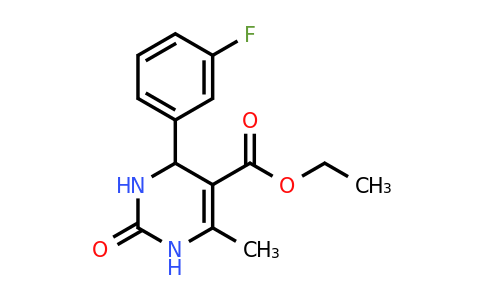 211816-68-1 | Ethyl 4-(3-fluorophenyl)-6-methyl-2-oxo-1,2,3,4-tetrahydropyrimidine-5-carboxylate
