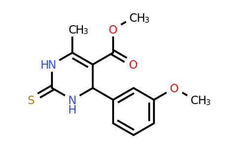 211929-94-1 | Methyl 4-(3-methoxyphenyl)-6-methyl-2-thioxo-1,2,3,4-tetrahydropyrimidine-5-carboxylate
