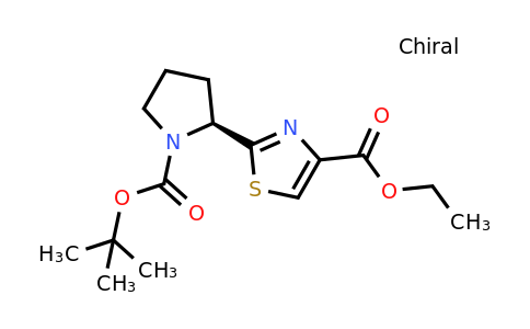 212009-06-8 | 2-((S)-1-tert-Butoxycarbonyl-pyrrolidin-2-yl)-thiazole-4-carboxylic acid ethyl ester