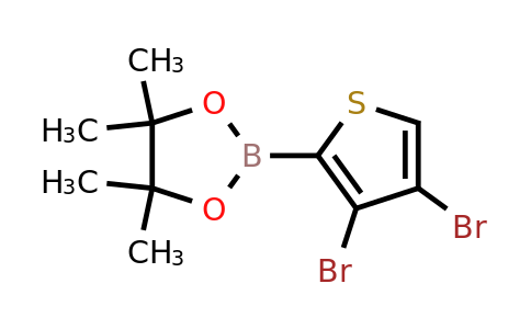 2121513-10-6 | 2-(3,4-Dibromothiophen-2-yl)-4,4,5,5-tetramethyl-1,3,2-dioxaborolane
