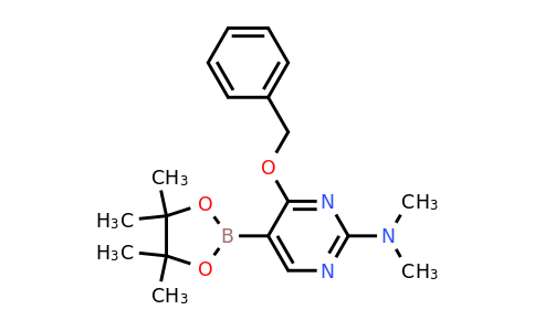 2121513-96-8 | 4-Benzyloxy-2-dimethylamino-pyrimidine-5-boronic acid pinacol ester