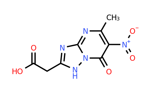 212248-06-1 | 2-(5-Methyl-6-nitro-7-oxo-1,7-dihydro-[1,2,4]triazolo[1,5-a]pyrimidin-2-yl)acetic acid