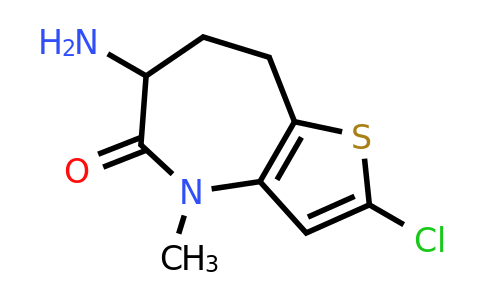 2124261-91-0 | 6-Amino-2-chloro-4-methyl-4,6,7,8-tetrahydro-5H-thieno[3,2-b]azepin-5-one