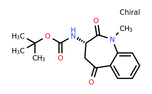 2124261-93-2 | tert-Butyl (S)-(1-methyl-2,5-dioxo-2,3,4,5-tetrahydro-1H-benzo[b]azepin-3-yl)carbamate