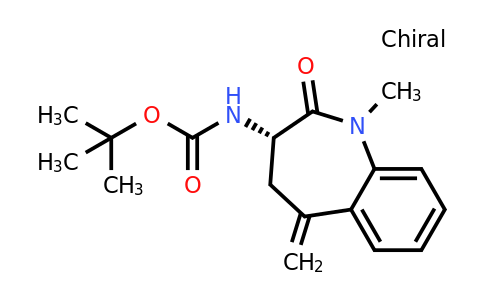 2124261-94-3 | tert-Butyl (S)-(1-methyl-5-methylene-2-oxo-2,3,4,5-tetrahydro-1H-benzo[b]azepin-3-yl)carbamate
