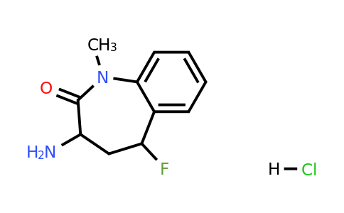 2124262-12-8 | 3-Amino-5-fluoro-1-methyl-1,3,4,5-tetrahydro-2H-benzo[b]azepin-2-one hydrochloride