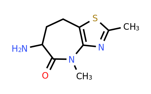 2124262-47-9 | 6-Amino-2,4-dimethyl-4,6,7,8-tetrahydro-5H-thiazolo[4,5-b]azepin-5-one