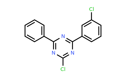 2-Chloro-4-(3-chlorophenyl)-6-phenyl-1,3,5-triazine
