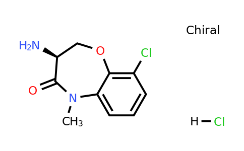 2125480-81-9 | (S)-3-Amino-9-chloro-5-methyl-2,3-dihydrobenzo[b][1,4]oxazepin-4(5H)-one hydrochloride