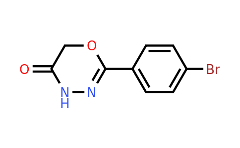 2126176-84-7 | 2-(4-Bromophenyl)-5,6-dihydro-4H-1,3,4-oxadiazin-5-one
