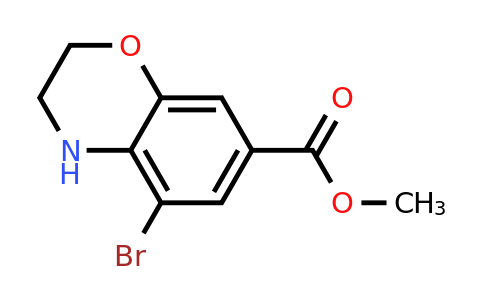 2131191-71-2 | Methyl 5-bromo-3,4-dihydro-2H-benzo[b][1,4]oxazine-7-carboxylate
