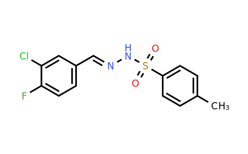 2131827-24-0 | N'-(3-chloro-4-fluorobenzylidene)-4-methylbenzenesulfonohydrazide