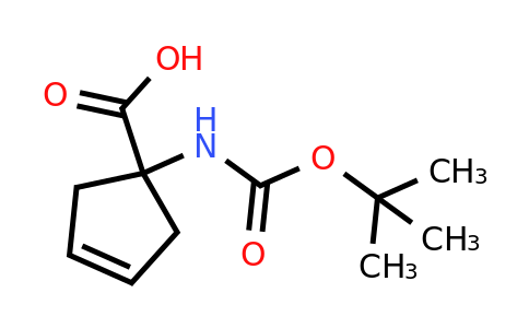 213316-20-2 | 1-((tert-Butoxycarbonyl)amino)cyclopent-3-enecarboxylic acid
