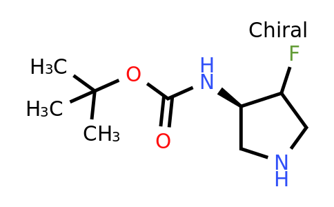 tert-Butyl N-[(3R,4R)-4-fluoropyrrolidin-3-yl]carbamate