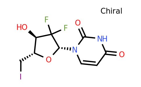 213610-46-9 | 1-((2R,4R,5S)-3,3-Difluoro-4-hydroxy-5-(iodomethyl)tetrahydrofuran-2-yl)pyrimidine-2,4(1H,3H)-dione