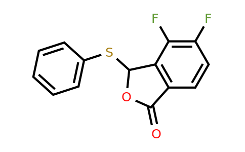 2136287-64-2 | 4,5-Difluoro-3-(phenylthio)isobenzofuran-1(3H)-one