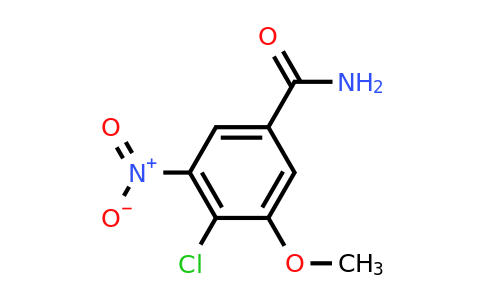 2137975-62-1 | 4-Chloro-3-methoxy-5-nitrobenzamide