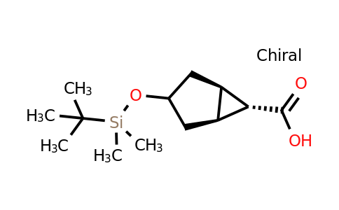 2139228-54-7 | rel-(1R,5S,6r)-3-[(tert-butyldimethylsilyl)oxy]bicyclo[3.1.0]hexane-6-carboxylic acid