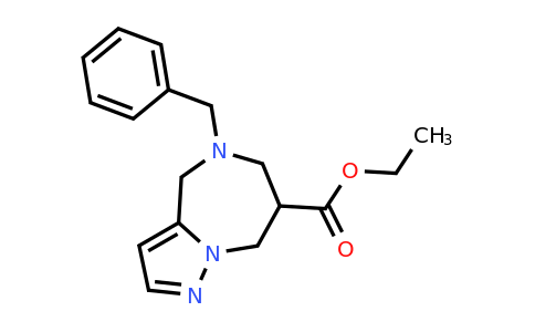 2139305-92-1 | Ethyl 5-benzyl-5,6,7,8-tetrahydro-4H-pyrazolo[1,5-a][1,4]diazepine-7-carboxylate