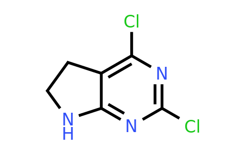 2139336-89-1 | 2,4-Dichloro-6,7-dihydro-5H-pyrrolo[2,3-d]pyrimidine