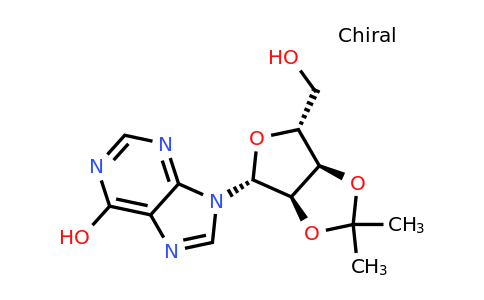 2140-11-6 | 9-((3aR,4R,6R,6aR)-6-(Hydroxymethyl)-2,2-dimethyltetrahydrofuro[3,4-d][1,3]dioxol-4-yl)-9H-purin-6-ol
