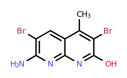 2140316-56-7 | 7-Amino-3,6-dibromo-4-methyl-1,8-naphthyridin-2-ol
