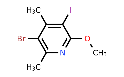 3-Bromo-5-iodo-6-methoxy-2,4-dimethylpyridine