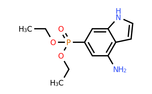 2140326-89-0 | Diethyl (4-amino-1H-indol-6-yl)phosphonate