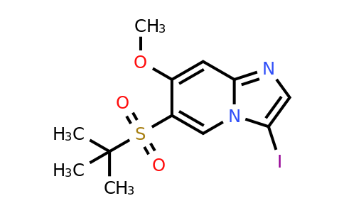 2141961-59-1 | 6-(Tert-butylsulfonyl)-3-iodo-7-methoxyimidazo[1,2-a]pyridine