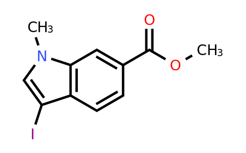 2142608-32-8 | Methyl 3-iodo-1-methyl-1H-indole-6-carboxylate