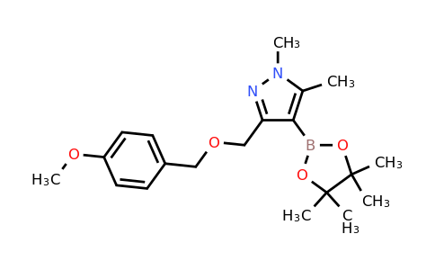 3-[(4-methoxyphenyl)methoxymethyl]-1,5-dimethyl-4-(4,4,5,5-tetramethyl-1,3,2-dioxaborolan-2-yl)pyrazole