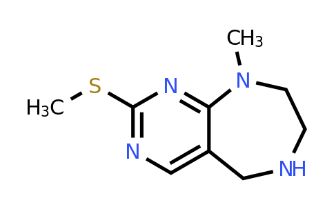 2143587-74-8 | 9-Methyl-2-(methylthio)-6,7,8,9-tetrahydro-5H-pyrimido[4,5-e][1,4]diazepine