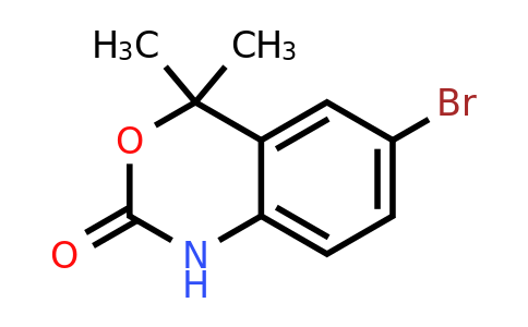 21440-97-1 | 6-Bromo-1,4-dihydro-4,4-dimethyl-2H-3,1-benzoxazin-2-one