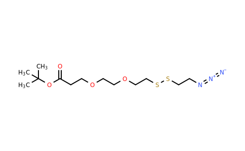 2144777-83-1 | Azidoethyl-SS-PEG2-Boc