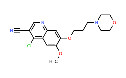 214487-30-6 | 4-Chloro-6-methoxy-7-(3-morpholinopropoxy)quinoline-3-carbonitrile