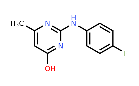 214535-62-3 | 2-((4-Fluorophenyl)amino)-6-methylpyrimidin-4-ol