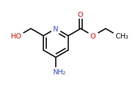 Ethyl 4-amino-6-(hydroxymethyl)picolinate
