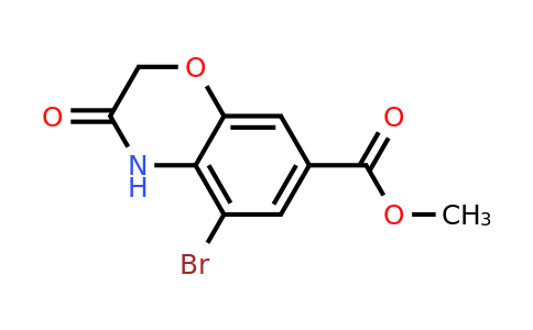 214848-39-2 | Methyl 5-bromo-3-oxo-3,4-dihydro-2H-benzo[b][1,4]oxazine-7-carboxylate