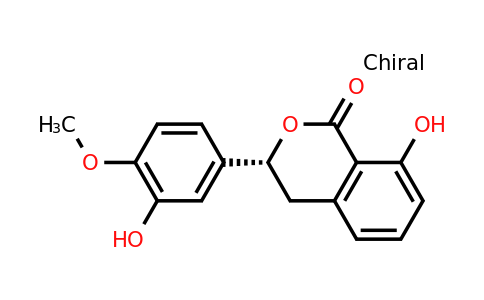 21499-23-0 | (3R)-8-hydroxy-3-(3-hydroxy-4-methoxyphenyl)-3,4-dihydroisochromen-1-one