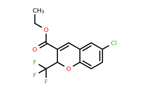 215123-85-6 | Ethyl 6-chloro-2-(trifluoromethyl)-2H-chromene-3-carboxylate