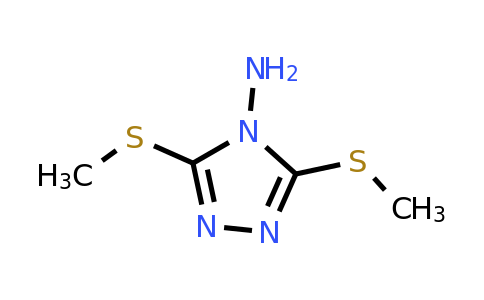 Bis(methylsulfanyl)-4h-1,2,4-triazol-4-amine
