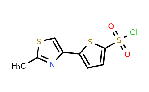 215434-25-6 | 5-(2-Methyl-1,3-thiazol-4-yl)thiophene-2-sulfonyl chloride