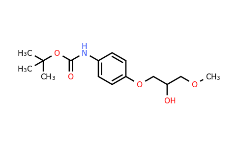 2155875-98-0 | tert-Butyl (4-(2-hydroxy-3-methoxypropoxy)phenyl)carbamate