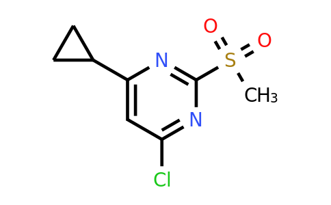 21573-01-3 | 4-Chloro-6-cyclopropyl-2-(methylsulfonyl)pyrimidine