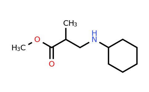 21576-07-8 | Methyl 3-(cyclohexylamino)-2-methylpropanoate