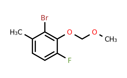 2158298-49-6 | 2-Bromo-4-fluoro-3-(methoxymethoxy)-1-methylbenzene